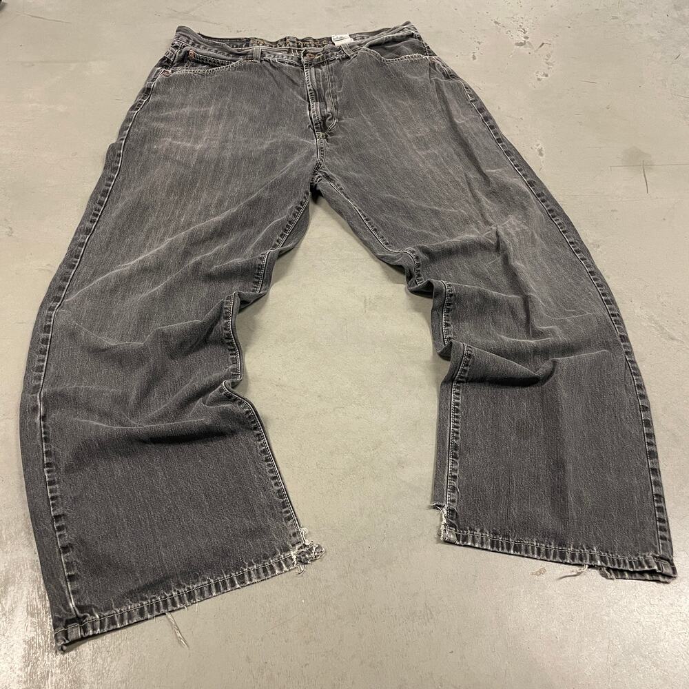 baggy Y2K faded black nautica jeans 36x32